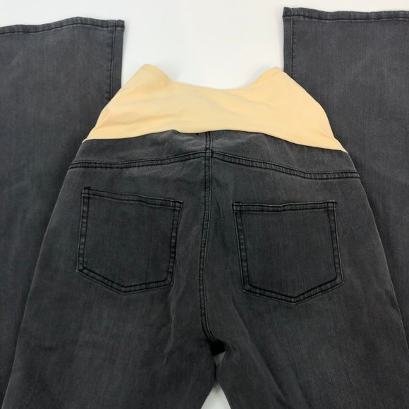 Kimi + Kai Maternity Black Denim Jeans Flared 25 - Picture 7 of 7